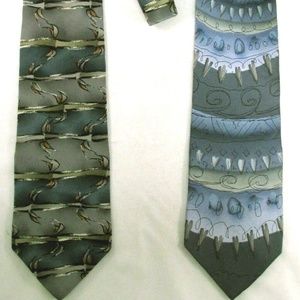 Jerry Garcia Men's Silk Ties Lot of (2)